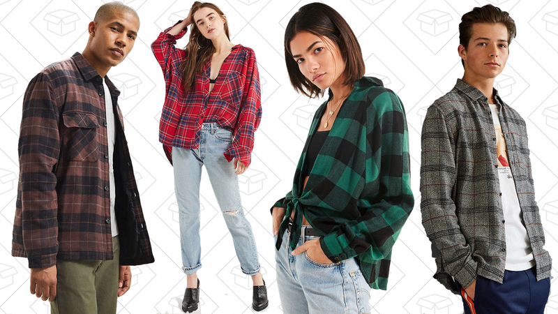 Urban Outfitters flannels, $39 for men and women
